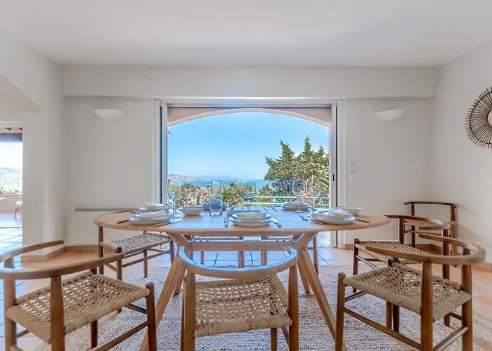 Superbe Villa, Incroyable Vue Mer, Piscine Chauffee, Climatisee *